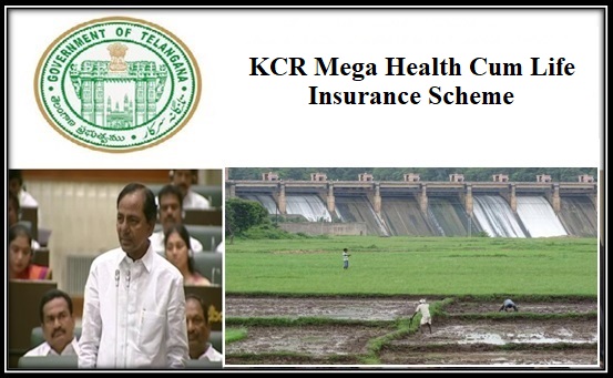 KCR Mega Health Cum Life Insurance Scheme Telangana Ryots Farmers